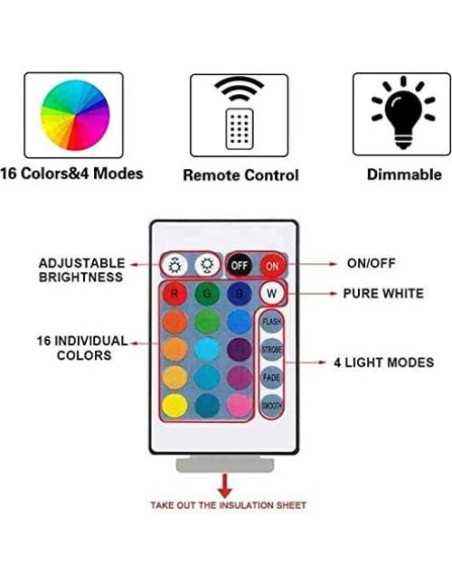 Lámpara de Noche 3D Guantes de Boxeo LED USB Control Remoto