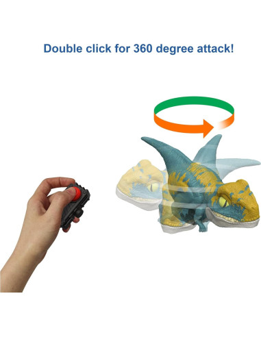 Juguete Dinosaurio Mattel Velociraptor Blue 15 cm con Sonido