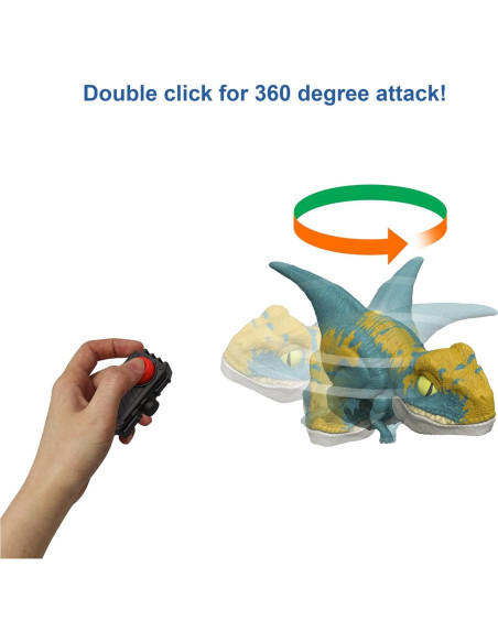 Juguete Dinosaurio Mattel Velociraptor Blue 15 cm con Sonido