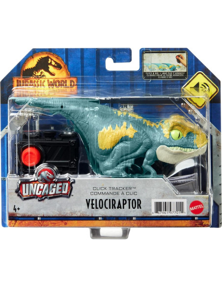 Juguete Dinosaurio Mattel Velociraptor Blue 15 cm con Sonido