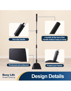 Pala de Nieve Yocada 168 cm con Mango Ergonómico y Acero 2