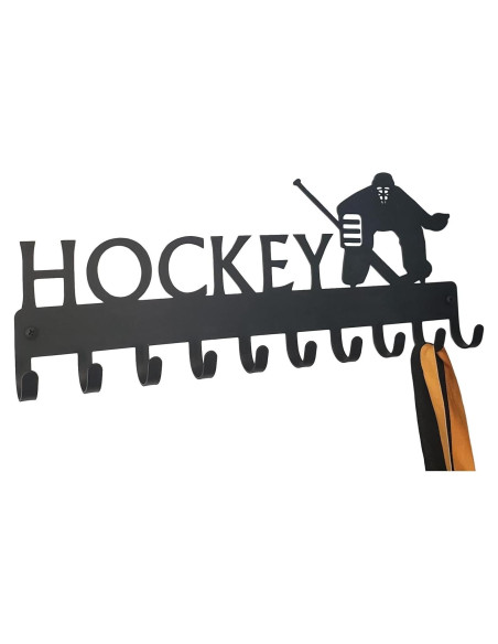 Soporte para Medallas de Hockey The Metal Peddler 36.83 cm 10 Ganchos
