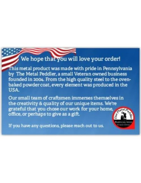 Soporte para Medallas de Hockey The Metal Peddler 36.83 cm 10 Ganchos