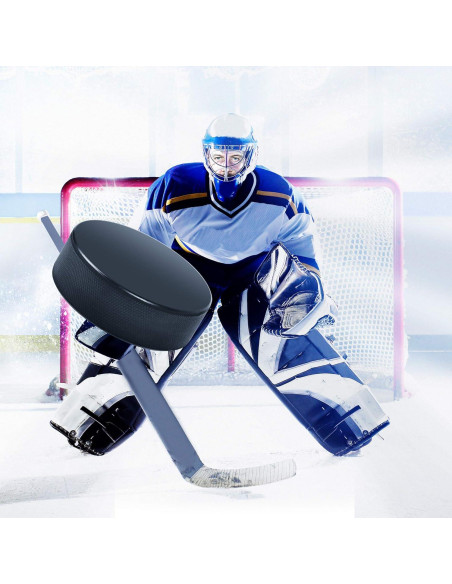 Disco de Hockey sobre Hielo AceFox 7.62 cm Negro - 1 Pieza