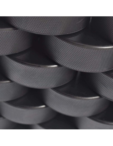 Disco de Hockey sobre Hielo AceFox 7.62 cm Negro - 1 Pieza