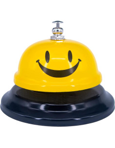 Paquete de 2 Timbres de Llamada LNAUJS Metal 8.5 cm Amarillo 2