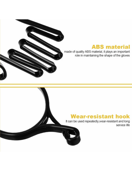 Soporte para Guantes de Golf Ymapinc 2 Piezas Negro/Blanco