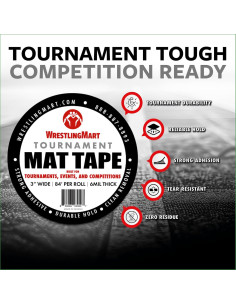 Cinta de Mat de Lucha WrestlingMart - Resistente y Fiable 1 Rollo 2