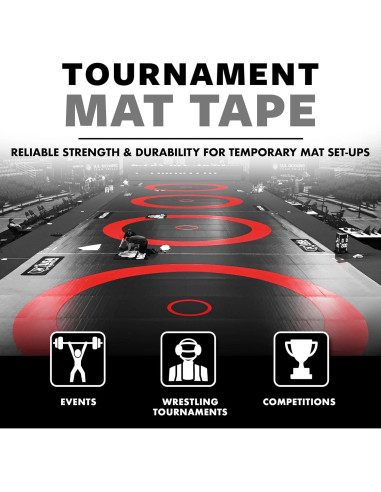 Cinta de Mat de Lucha WrestlingMart - Resistente y Fiable 1 Rollo