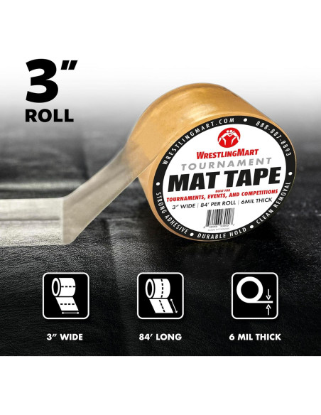Cinta de Mat de Lucha WrestlingMart - Resistente y Fiable 1 Rollo