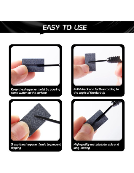 Afilador de Dardos CyeeLife V-Afilado 4 Piezas Accesorios
