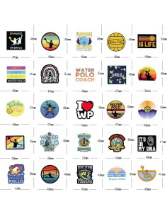 Calcomanías de Vinilo Impermeables DAWINRK 122 Piezas Graffiti 2