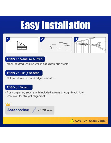 Paneles Acústicos de Madera Reverbeon 4 Piezas 120x32.5 cm