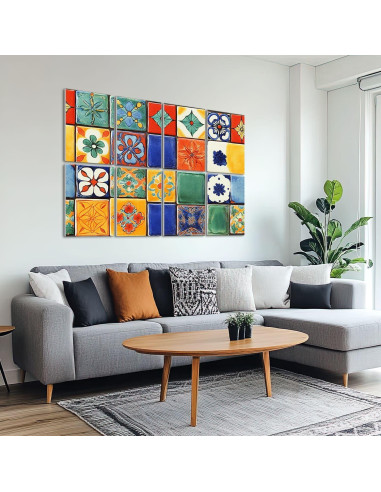 Paquete de 8 Paneles Acústicos Art Absorbentes 121.9x81.3cm