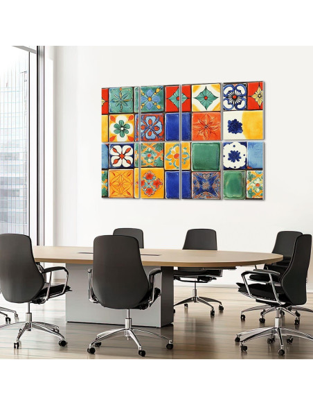 Paquete de 8 Paneles Acústicos Art Absorbentes 121.9x81.3cm