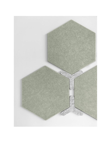 Azulejos de Fieltro Hexagonales Decorita - 12 Paneles Autoadhesivos