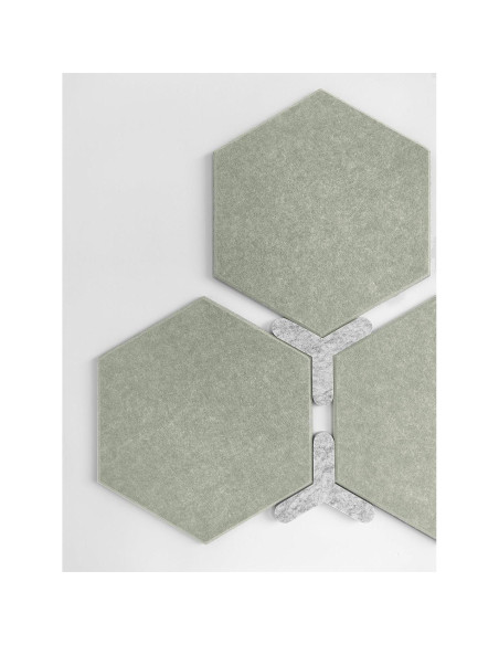 Azulejos de Fieltro Hexagonales Decorita - 12 Paneles Autoadhesivos