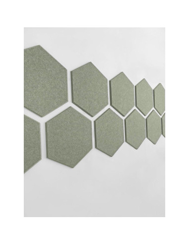 Azulejos de Fieltro Hexagonales Decorita - 12 Paneles Autoadhesivos