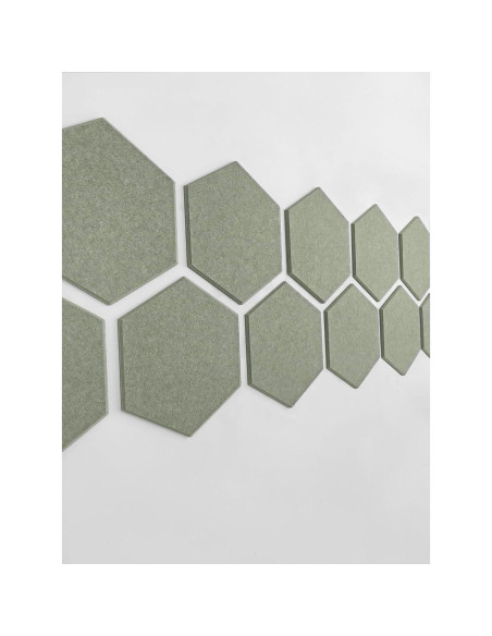 Azulejos de Fieltro Hexagonales Decorita - 12 Paneles Autoadhesivos