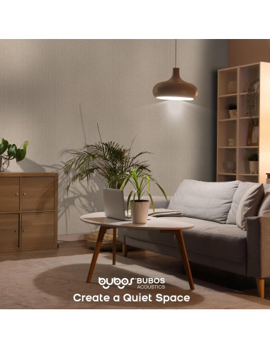 BUBOS Paneles Acústicos Grandes 120x60 cm 5 Piezas Camel 2