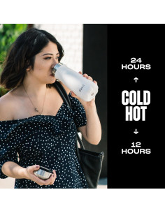 Contenedor Aislado S'well Traveler 473ml Acero Inoxidable Piedra Lunar 2