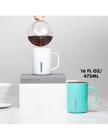 Taza de Café de Viaje Corkcicle 475ml Acero Inoxidable Aislada