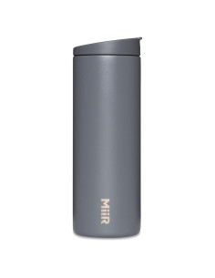 Vaso Aislado MiiR Flip Traveler 16oz Gris Basal Doble Pared