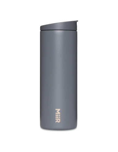 Vaso Aislado MiiR Flip Traveler 16oz Gris Basal Doble Pared