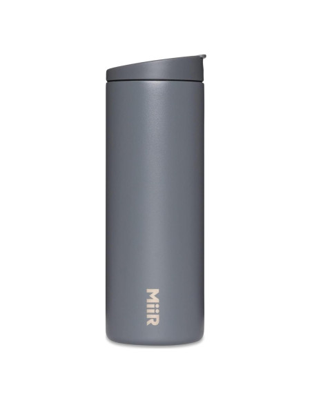 Vaso Aislado MiiR Flip Traveler 16oz Gris Basal Doble Pared