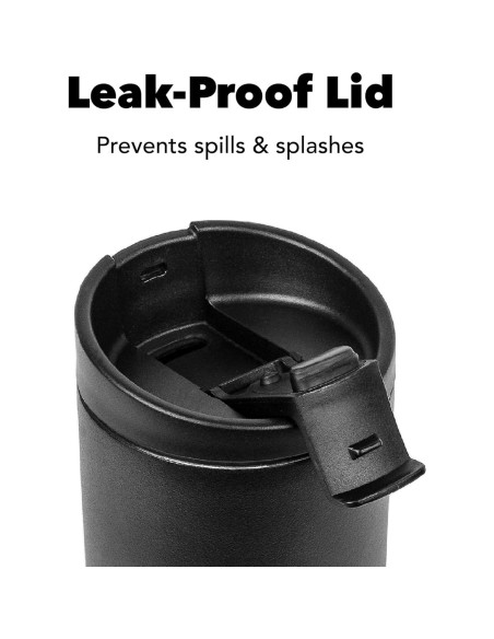 Vaso Aislado MiiR Flip Traveler 16oz Gris Basal Doble Pared