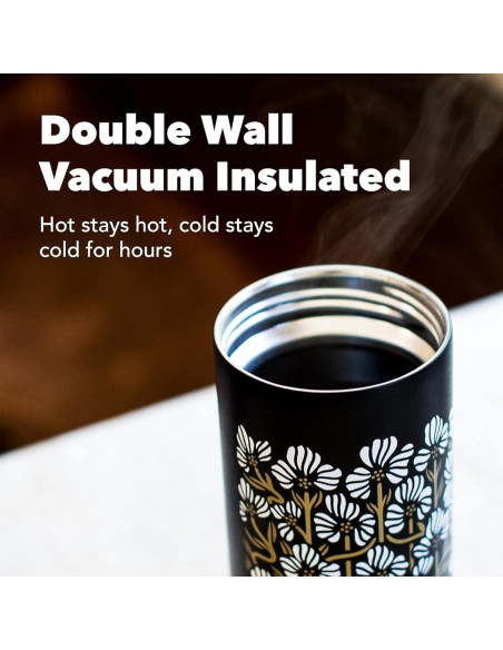 Vaso Aislado MiiR Flip Traveler 16oz Gris Basal Doble Pared