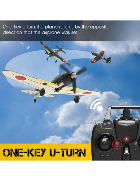 Avián RC Fremego A6M Zero 2.4G 4CH con Giroscopio