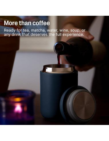 Taza de Viaje Fellow Carter 355 ml Acero Inoxidable Negro Mate