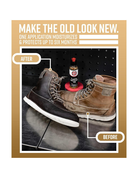 Aceite Rejuvenecedor de Cuero Adam's 118 ml - Limpia, Hidrata y Protege