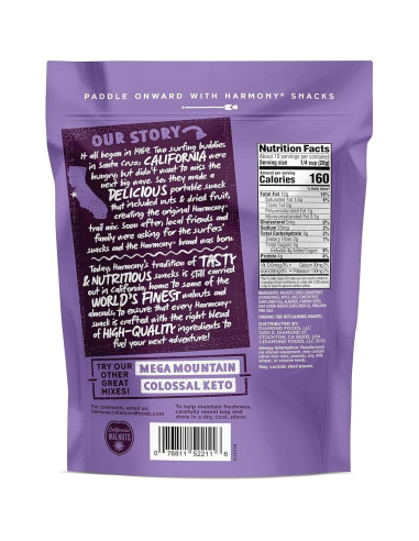 Mezcla de Frutos Secos Harmony Diamond 283.5 g Omega-3