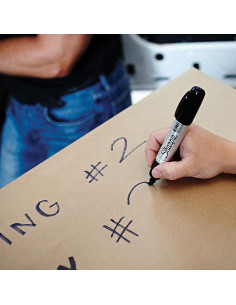 Marcadores Permanentes Sharpie King Size, Punta Chisel, 4 Colores 2