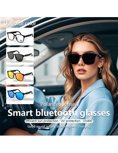 Gafas Bluetooth Giinova Inteligentes Polarizadas Azul