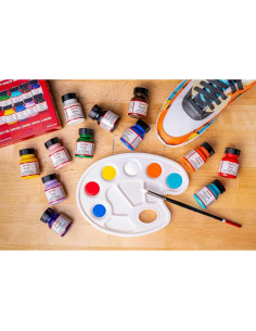 Kit de Pintura Acrílica para Cuero Angelus 12 Colores 355 ml 2