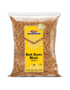 Frijoles Moth Enteros Rani 908g - 100% Natural, Vegano, Kosher