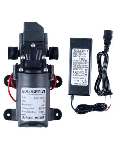 Bomba Pulverizadora 12V DIANQI 70W 6L/min Autocebante