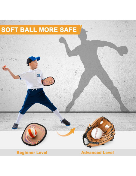 Juego de Lanzar y Atrapar Pelotas Qrooper 2 Palas 2 Pelotas