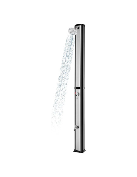 Ducha Exterior Solar Goplus 9.3 Galones 7.2 Pies Plata