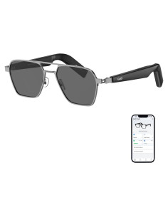 Gafas Inteligentes GetD Polarizadas Gris Oscuro con Bluetooth