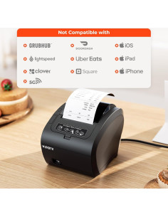 Impresora de Recibos Térmica MUNBYN P047 WiFi 80mm USB 2