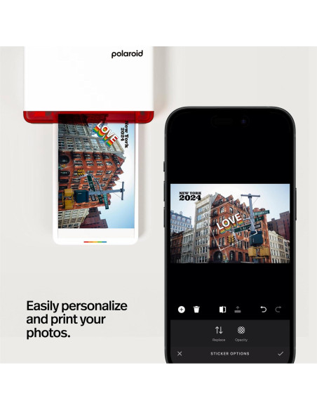 Impresora de Fotos Bluetooth Polaroid Hi-Print 4x6 + 80 Hojas