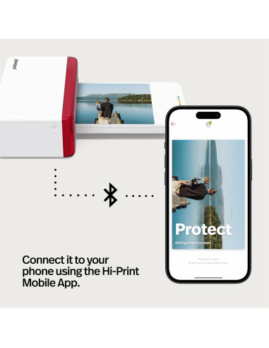 Impresora de Fotos Bluetooth Polaroid Hi-Print 4x6 + 80 Hojas