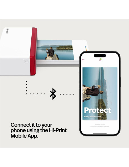 Impresora de Fotos Bluetooth Polaroid Hi-Print 4x6 + 80 Hojas