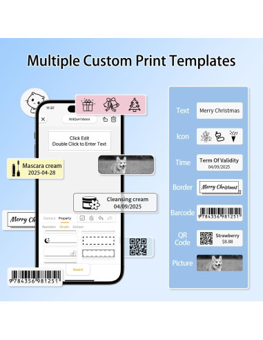 Impresora de Etiquetas Bluetooth Rongta R5 Portátil 203 dpi