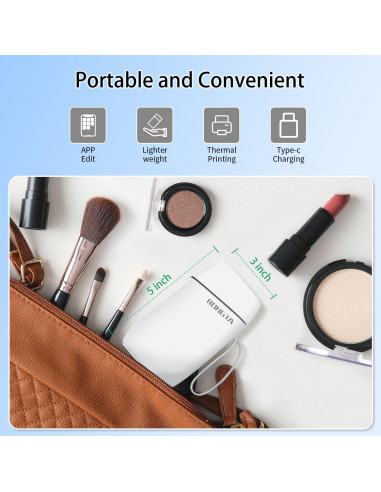 Impresora de Etiquetas Bluetooth Rongta R5 Portátil 203 dpi