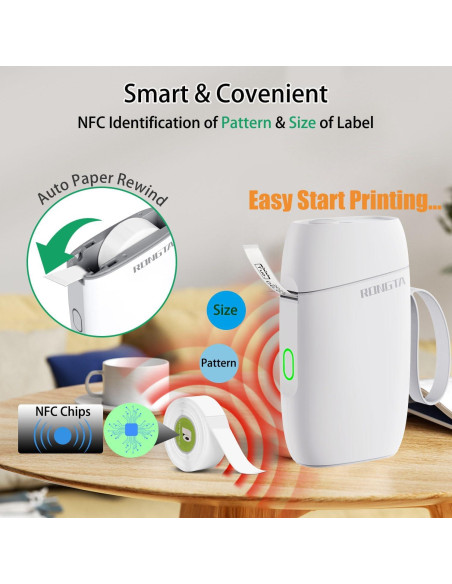 Impresora de Etiquetas Bluetooth Rongta R5 Portátil 203 dpi